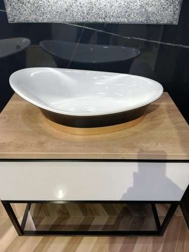 Umywalka nablatowa Ravon Euphoria 59x36,5x19 cm, bikolor limited mat lub połysk