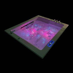 WANNA SPA Z HYDROMASAŻEM JACUZZI AQUAPEUTIC AQ-0032A, 2-osobowa 150x150x70 cm