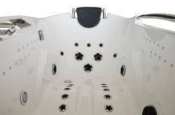 WANNA SPA Z HYDROMASAŻEM JACUZZI AQUAPEUTIC 1050, 1-osobowa 174x88x70 cm, prawa