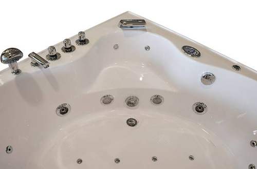 WANNA SPA Z HYDROMASAŻEM JACUZZI AQUAPEUTIC AQ-1638 TOP, 2-osobowa 150x150x55,5 cm