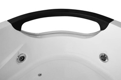 WANNA SPA Z HYDROMASAŻEM JACUZZI AQUAPEUTIC AQ-1665 TOP, 2-osobowa, 180x120x63 cm, prawa