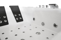 WANNA SPA Z HYDROMASAŻEM JACUZZI AQUAPEUTIC AQ-808, 2-osobowa 180x120x61cm lewa