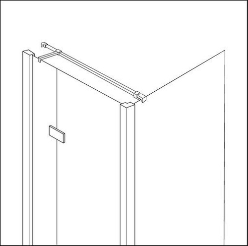 Kabina prysznicowa prostokątna New Renoma Black 100x80x195, prawa
