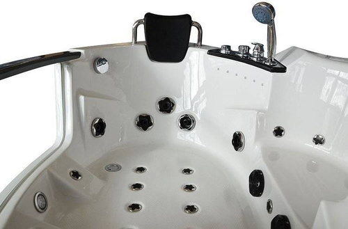 WANNA SPA Z HYDROMASAŻEM JACUZZI AQUAPEUTIC 1060, 2-osobowa 154x154x69 cm