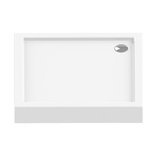 Brodzik Columbus z wypełnieniem styropianowym 80x80x14 cm, biały połysk