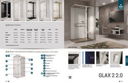 KABINA MASAŻOWO-PAROWA Novellini GLAX 2 2.0 2P 140x90 cm, DRZWI PRZESUWNE, TOTAL WHITE