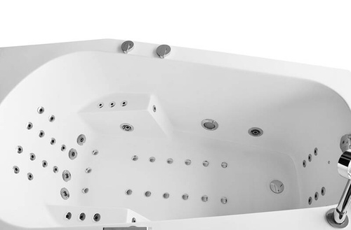 WANNA SPA Z HYDROMASAŻEM ASYMETRYCZNA AQUAPEUTIC AQ-07A, 1-osobowa 170x100x70 cm