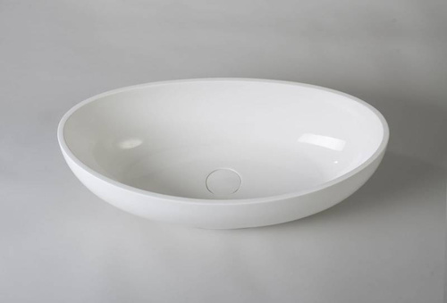 Umywalka nablatowa Ravon Tulipano 62x33,5x17 cm, bikolor PuroMetal mat lub połysk