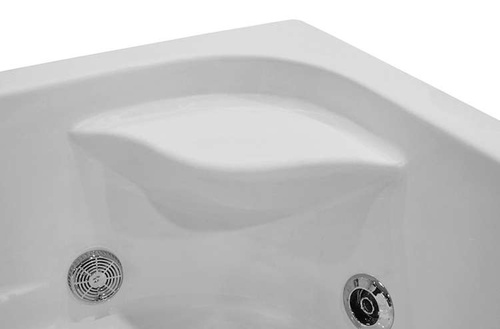 Wanna łazienkowa SPA z hydromasażem MO-631 PLUS, 2-osobowa 180x120x66cm lewa