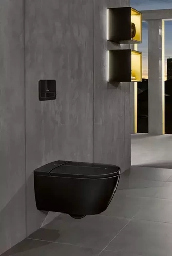 Toaleta myjąca bezrantowa, misa ustępowa lejowa Viclean I 100