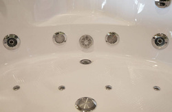 WANNA SPA Z HYDROMASAŻEM JACUZZI AQUAPEUTIC AQ-1638 PLUS, 2-osobowa 150x150x55,5 cm