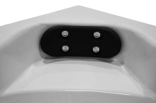 Wanna z hydromasażem narożna SPA AQ-1004 Turbo  2-osobowa, 152x152x56 cm