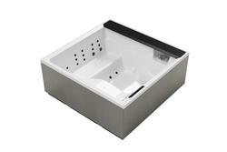 Wanna z hydromasażem Divina XL Outdoor SPA Standard Novellini, 200x200x85 cm