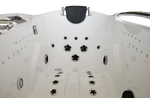 WANNA SPA Z HYDROMASAŻEM JACUZZI AQUAPEUTIC 1050, 1-osobowa 174x88x70 cm, prawa