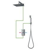 Kompletny łazienkowy system podtynkowy SYS MU20