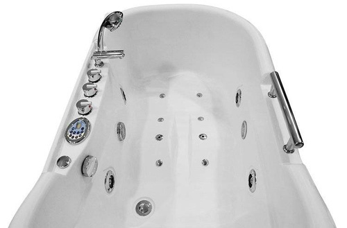 WANNA SPA Z HYDROMASAŻEM JACUZZI AQUAPEUTIC AQ-1683, 1-osobowa 140x80x66cm lewa