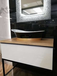 Umywalka nablatowa Ravon Euphoria 59x36,5x19 cm, bikolor limited mat lub połysk