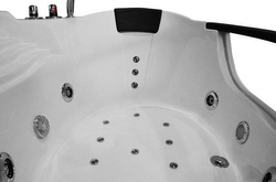WANNA SPA Z HYDROMASAŻEM JACUZZI AQUAPEUTIC AQ-103, 2-osobowa 140x140x67cm