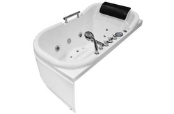 WANNA SPA Z HYDROMASAŻEM JACUZZI AQUAPEUTIC AQ-1683, 1-osobowa 140x80x66cm lewa
