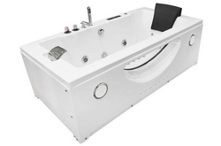 WANNA SPA Z HYDROMASAŻEM JACUZZI AQUAPEUTIC AQ-107 PLUS, 1-osobowa 180x91x60 cm prawa