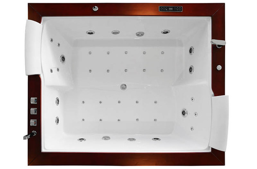 WANNA SPA Z HYDROMASAŻEM AQUAPEUTIC AQ-1666, 2-osobowa, 150x180x67 cm, z obudową