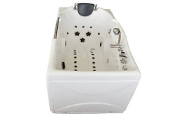 WANNA SPA Z HYDROMASAŻEM JACUZZI AQUAPEUTIC 1050, 1-osobowa 174x88x70 cm, lewa