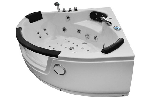 Wanna z hydromasażem narożna SPA AQ-1004 2-osobowa, 152x152x56 cm