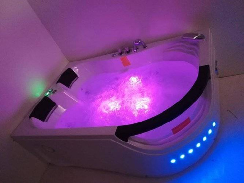 WANNA SPA Z HYDROMASAŻEM JACUZZI AQUAPEUTIC AQ-1665, 2-osobowa, 180x120x63 cm, lewa