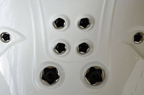 WANNA SPA Z HYDROMASAŻEM JACUZZI AQUAPEUTIC 183 206x134x64cm, OBUDOWA CZARNA