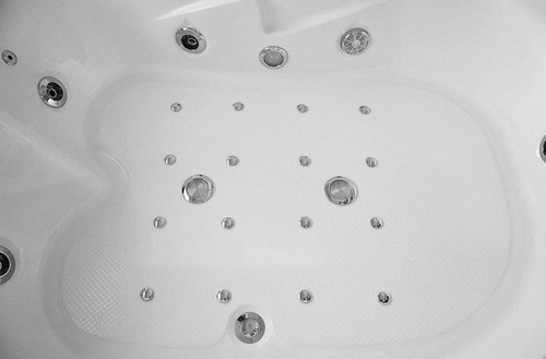 WANNA SPA Z HYDROMASAŻEM JACUZZI AQUAPEUTIC AQ-1665, 2-osobowa, 180x120x63 cm, lewa