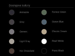 Umywalka wolnostojąca Ravon Saxo średnica 48 cm, biały mat