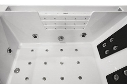 WANNA SPA Z HYDROMASAŻEM JACUZZI AQUAPEUTIC AQ-808, 2-osobowa 180x120x61cm lewa