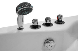 Wanna z hydromasażem narożna SPA AQ-1004 Turbo  2-osobowa, 152x152x56 cm