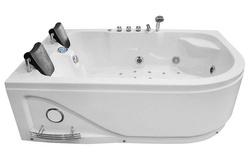 Wanna łazienkowa SPA z hydromasażem MO-631 PLUS, 2-osobowa 180x120x66cm lewa