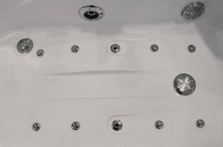 WANNA SPA Z HYDROMASAŻEM JACUZZI AQUAPEUTIC AQ-1633, 1-osobowa 168x86x60cm lewa