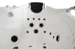 WANNA SPA Z HYDROMASAŻEM JACUZZI AQUAPEUTIC 186, narożna 2-osobowa, 152 x 152 x 71 cm