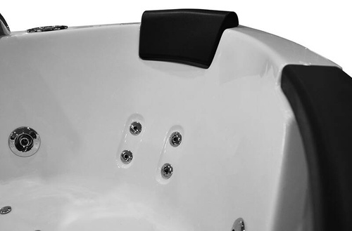 Wanna z hydromasażem narożna SPA AQ-1004 2-osobowa, 152x152x56 cm