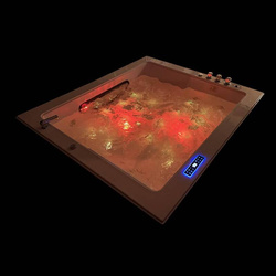 WANNA SPA Z HYDROMASAŻEM JACUZZI AQUAPEUTIC AQ-0031A, 2-osobowa 140x140x70 cm