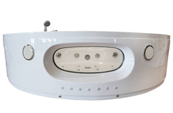 WANNA SPA Z HYDROMASAŻEM JACUZZI AQUAPEUTIC AQ-1638 PLUS, 2-osobowa 150x150x55,5 cm