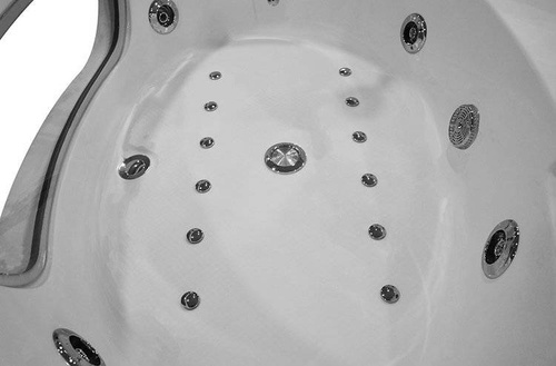 WANNA SPA Z HYDROMASAŻEM AQUAPEUTIC AQ-1001, 2-osobowa 140x140x65 cm