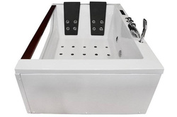 WANNA SPA Z HYDROMASAŻEM JACUZZI AQUAPEUTIC AQ-808, 2-osobowa 180x120x61cm lewa