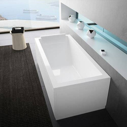 Wanna do zabudowy Novellini Calos 170x80 cm, biały połysk