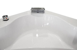 WANNA Z HYDROMASAŻEM NAROŻNA JACUZZI AQUAPEUTIC AQ-636, 2-osobowa 135x135x60 cm