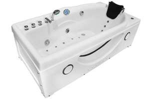 WANNA SPA Z HYDROMASAŻEM JACUZZI AQUAPEUTIC AQ-1634 PLUS 1-osobowa 170x87x60cm prawa