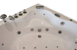 WANNA SPA Z HYDROMASAŻEM JACUZZI AQUAPEUTIC AQ-1638, 2-osobowa 150x150x55,5 cm