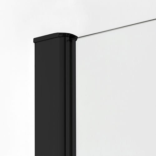 Kabina prysznicowa półokrągła New Komfort Black 80x80x195