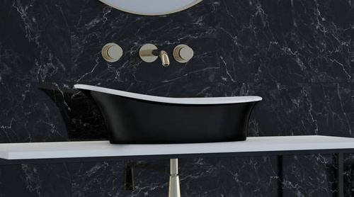 Umywalka Ravon Euphoria nablatowa 59x36,5x19 cm, bikolor mat lub połysk