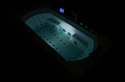 WANNA SPA Z HYDROMASAŻEM JACUZZI AQUAPEUTIC 0011A, 2-osobowa 180x90x70 cm 