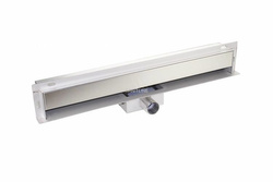 Odpływ liniowy ścienny wall 90 cm, do wypełnienia płytką, niski syfon 52 mm