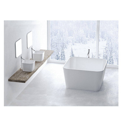 Wanna wolnostojąca Balia, bez przelewu, 121,5x121,51x65 cm, biały połysk